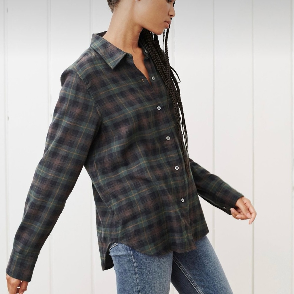 Jenni Kayne Classic Flannel in Forest Plaid
